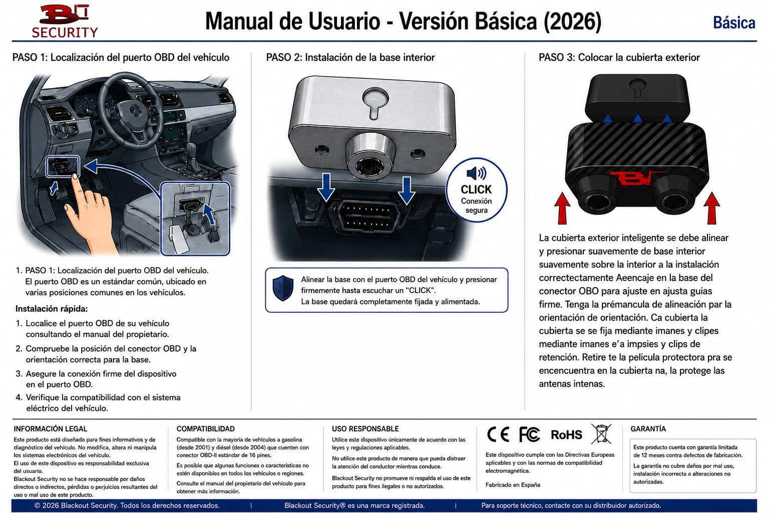 Bloqueo OBD2 Blackout (Basic)